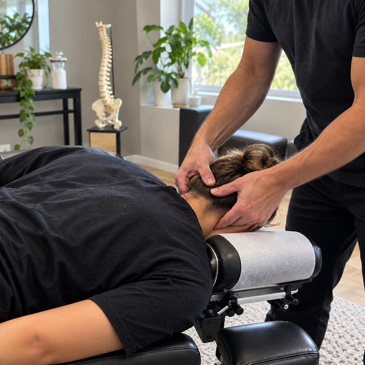 A precise, low-force upper neck correction using the Blair technique
